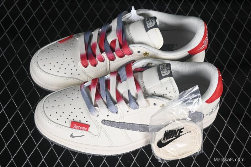 Nike Travis Scott x Fragment Design x Air Jordan 1 Low OG SP AJ1 Low Top Casual Sneakers - FC1688-212