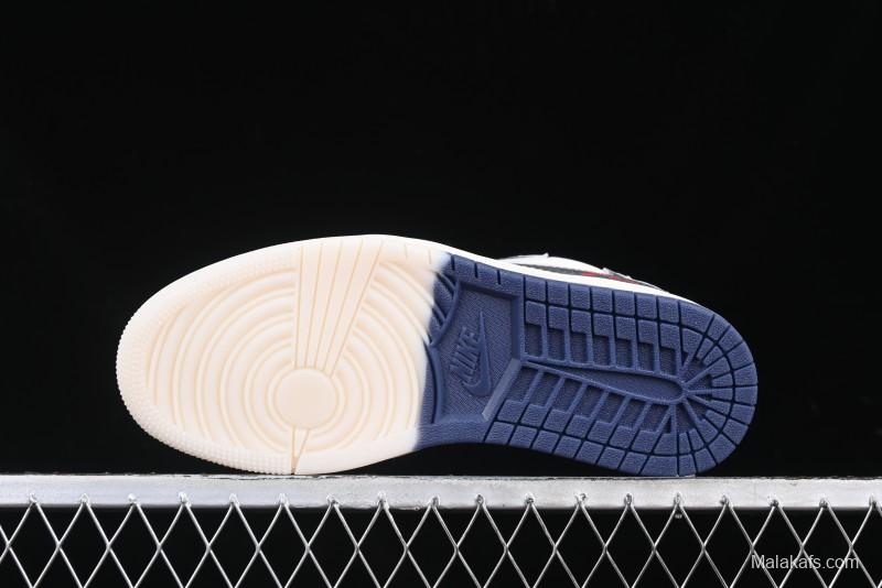 Nike Travis Scott x Fragment Design x Air Jordan 1 Low OG SP AJ1 Retro Sneakers - DM9288-008