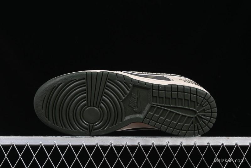 Nike SB Dunk Low The North Face x CDG Anniversary High-End Custom Low-Top Casual Sneakers - DM6868-015