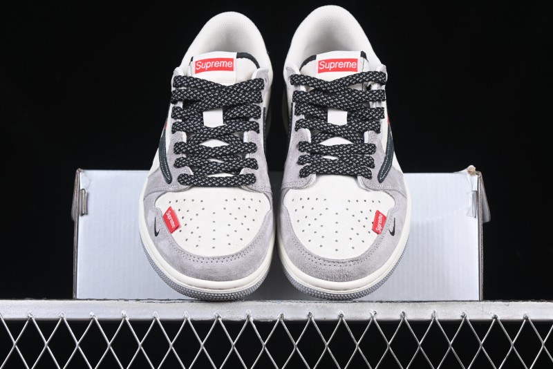 Nike Travis Scott x Fragment Design x Air Jordan 1 Low OG SP AJ1 Retro Sneakers - DM7866-050