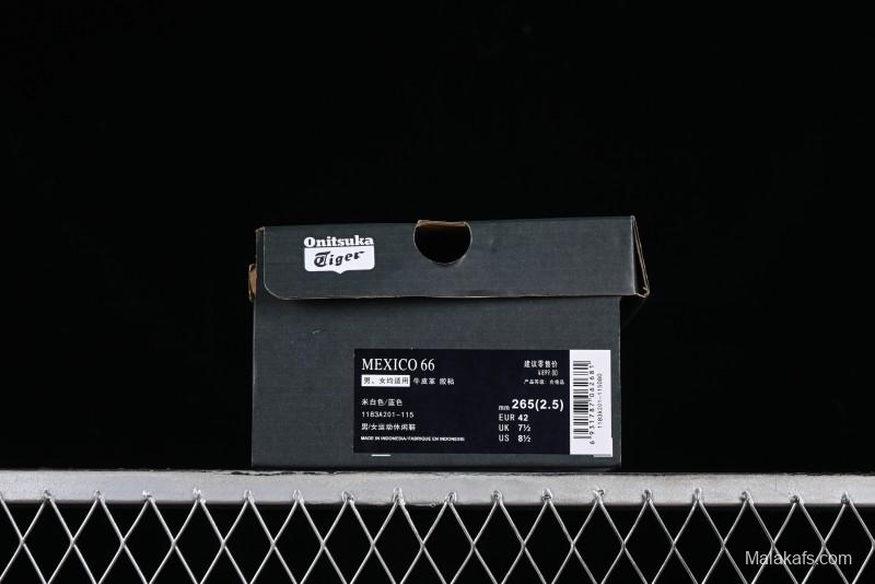 Onitsuka Tiger Mexico 66 Low-Top Leather Casual Running Shoes - 1183A201-115