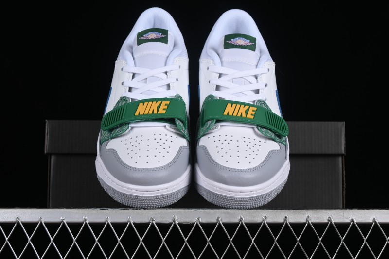Nike Air Jordan Legacy AJ312 Low Triple Strap Sneakers with Premium Leather - CD9054-140