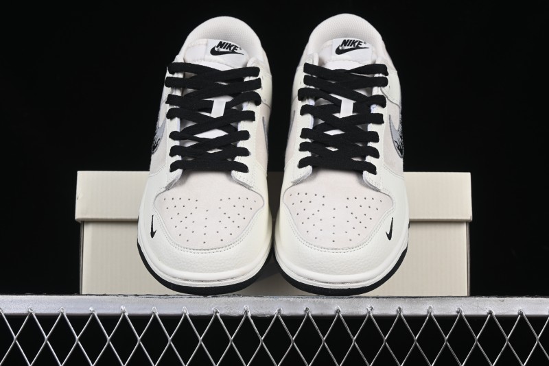 Nike SB Dunk Low UN Collaboration Anniversary Custom Sneakers with Black Swoosh - DJ2024-068