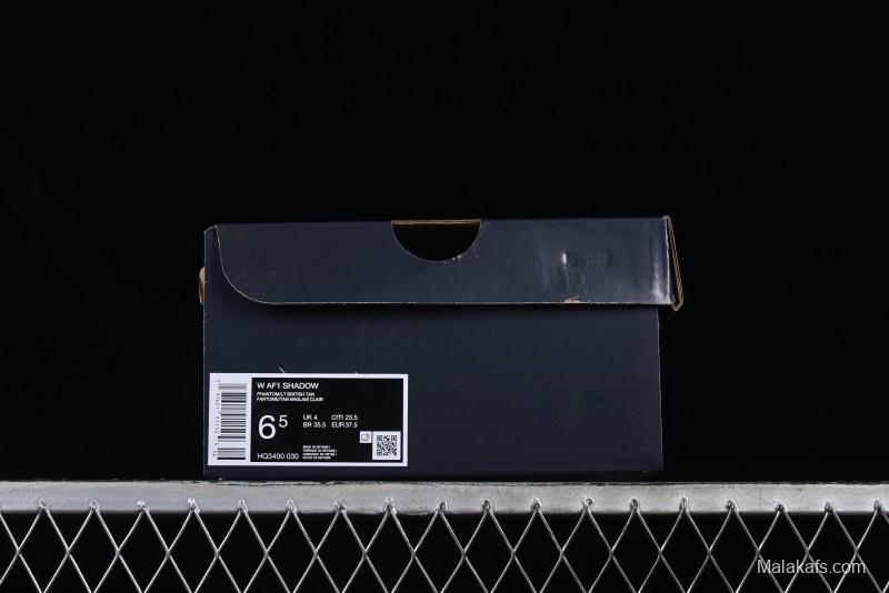 Nike Air Force 1 Shadow Lightweight Elevated Low-Top Casual Sneakers - HQ3400-030