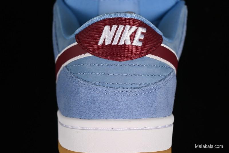Nike SB Dunk Low "Phillies" Suede Casual Skate Shoes - DQ4040-400