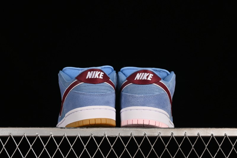 Nike SB Dunk Low "Phillies" Suede Casual Skate Shoes - DQ4040-400