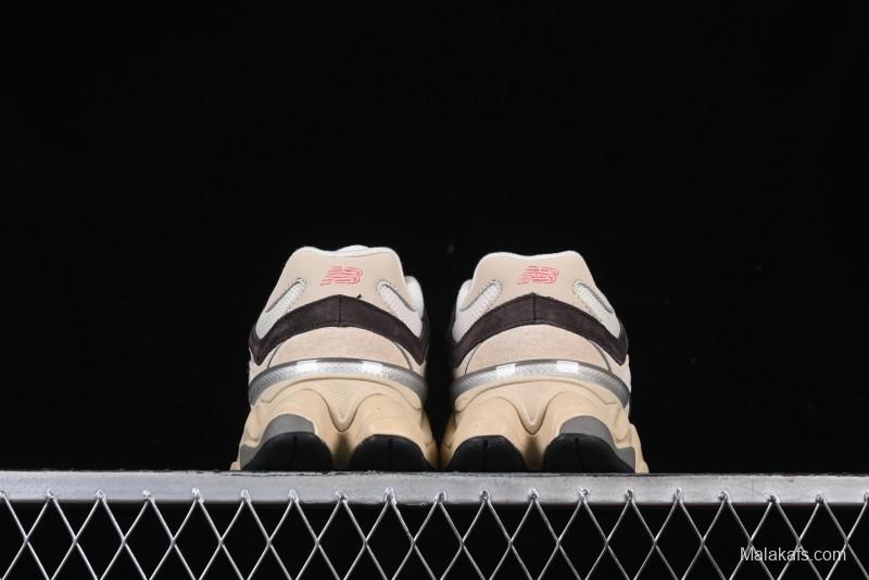 New Balance NB9060 Series Retro Casual Running Shoes with ABZORB Cushioning - U9060FLP