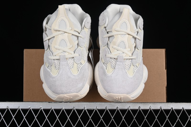 Adidas Yeezy 500 Bone White Casual Running Shoes - FV3573