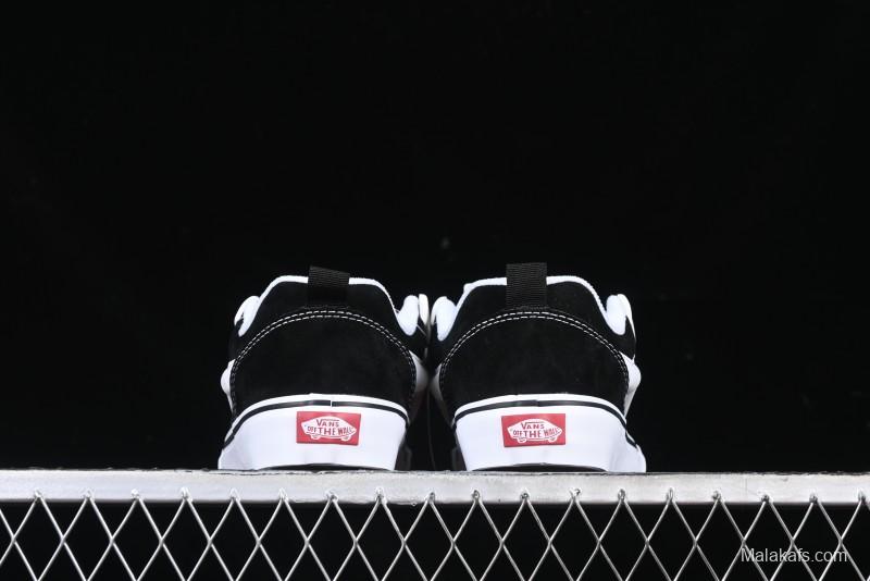 Vans Knu Skool DR Black White New Series Chunky Sneakers - VN000CZUVE9