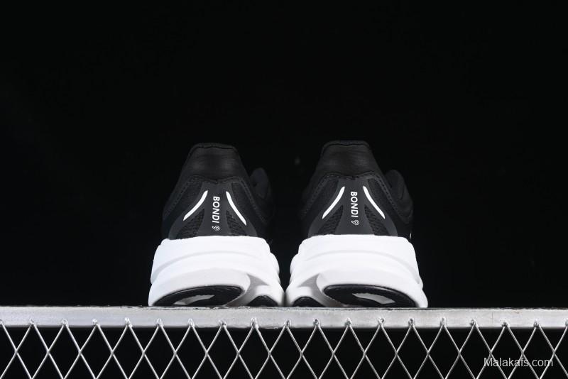 HOKA ONE ONE Bondi 9 Knit Lightweight Casual Running Shoes - 1162012 BWHT