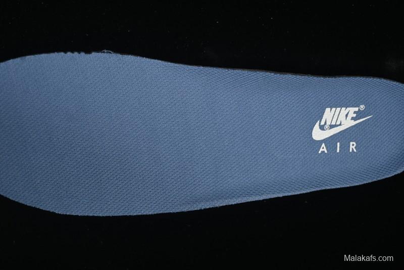 Nike Air Force 1 '07 Low Collaboration White Blue Ghost Face Casual Sneakers with Strap - KK1988-068