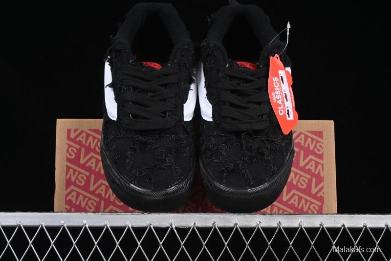 Vans Vault OG Era LX "Distressed Black" Premium Skate Sneakers