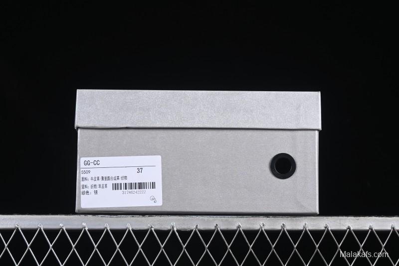 GG-CC Casual Running Shoes with Asymmetrical Design - 5509 Silver