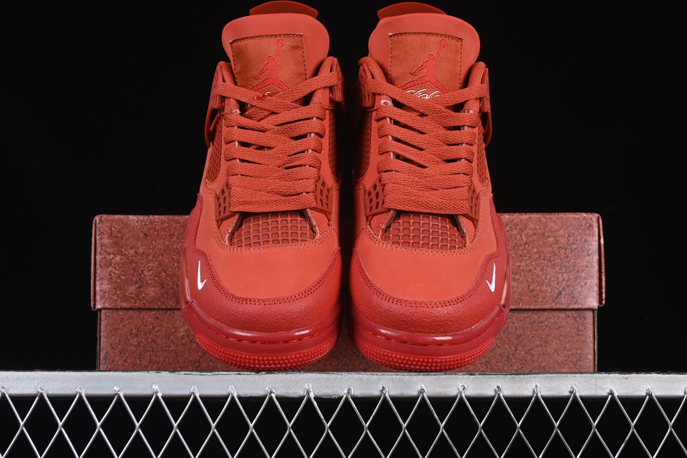 Nike Nigel Sylvester x Air Jordan 4 OG "Brick By Brick" Retro Basketball Shoes - HF4340-800