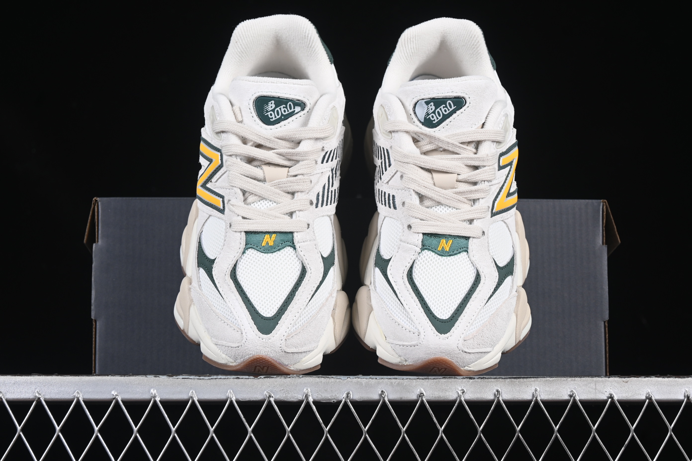 New Balance NB9060 Series Retro Casual Running Shoes with ABZORB Cushioning - U9060AGG