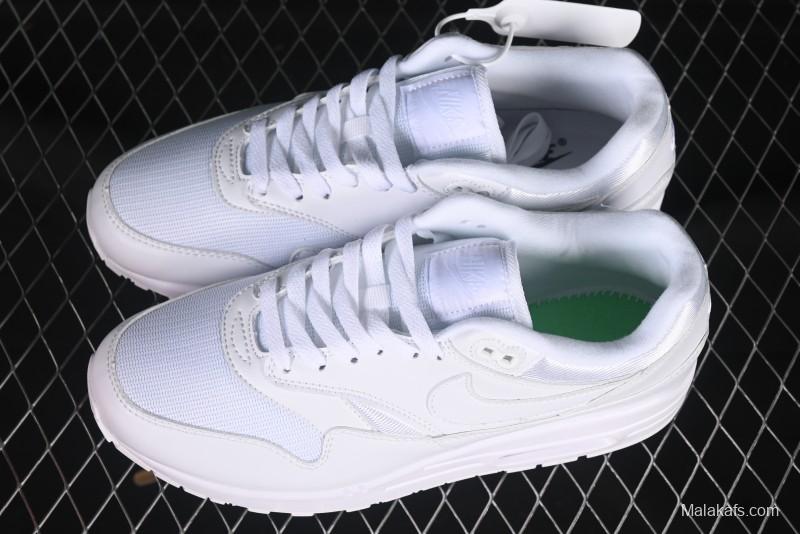 Nike Air Max 1 Retro Running Shoes with Half-Sole Air Cushion - 454746-107