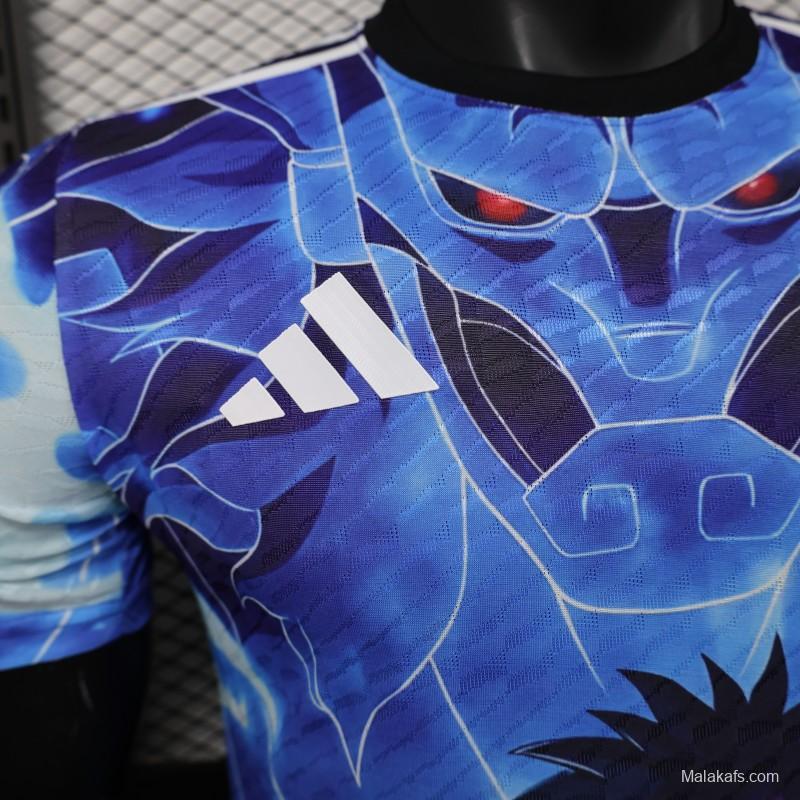 Player Version 2025 Japan Blue with Anime Character Design Jersey