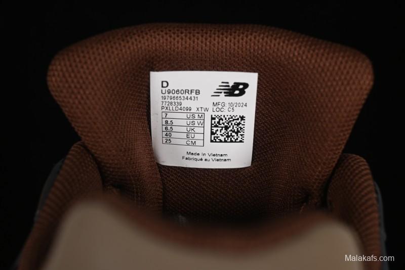 Joe Freshgoods x New Balance 9060 Retro Casual Running Sneakers with ABZORB Cushioning - U9060RFB