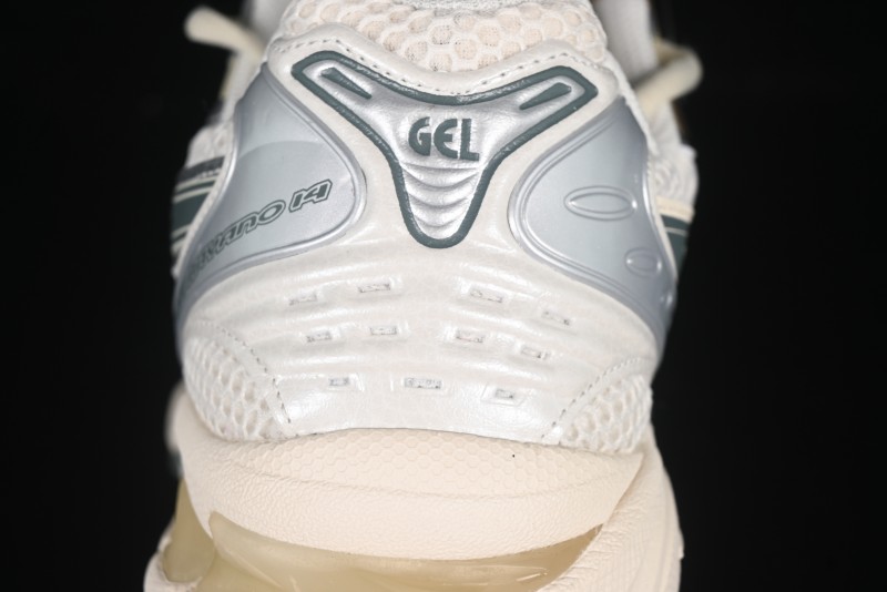 Asics Gel-Kayano 14 Running Shoes with Engineered Elastic Double-Layer Knit Upper and 3D Visible GEL Cushioning - 1201A019-200