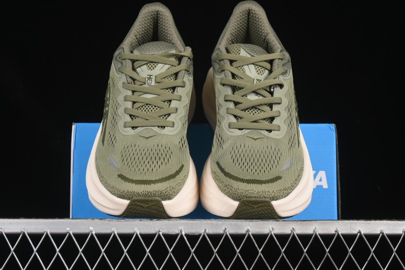 HOKA ONE ONE Bondi 9 Cushioned Running Shoes with Engineered Mesh Upper - 1162011 SSSC