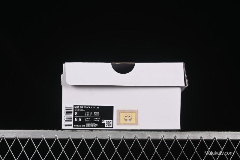 Nike Air Force 1'07 Low SpongeBob SquarePants Casual Sneakers - FB8971-070