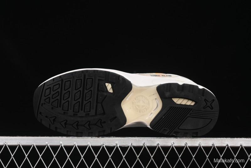 Stone Island Grime Panelled Low-Top Lifestyle Sneakers - 79FWS0303