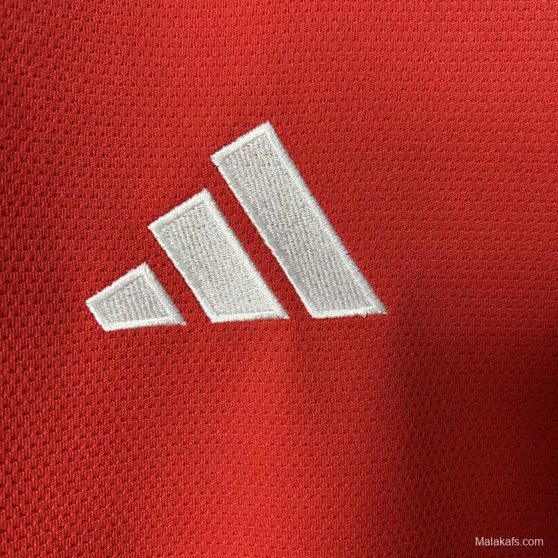 25/26 Long Sleeve Brazil SC Internacional Home Jersey