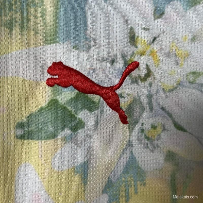 25/26 RB Salzburg White with Floral Pattern Jersey