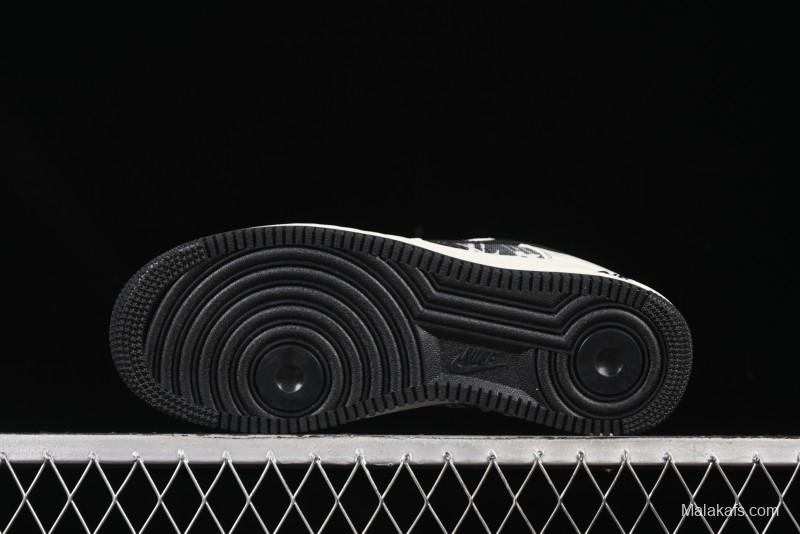 Nike Air Force 1 '07 Low LV Collaboration Cream Black Casual Sneakers - BZ6808-103