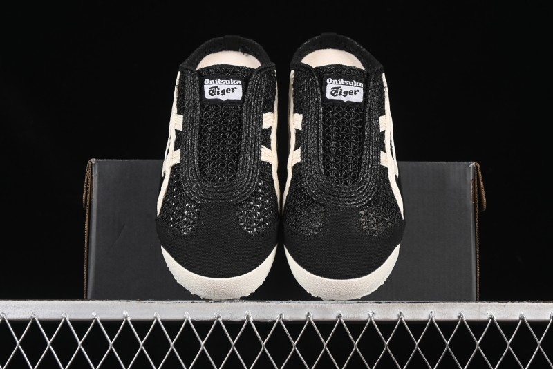 Onitsuka Tiger Mexico 66 Sabot Slip-On Shoes with Breathable Mesh Upper - 1183C123-001