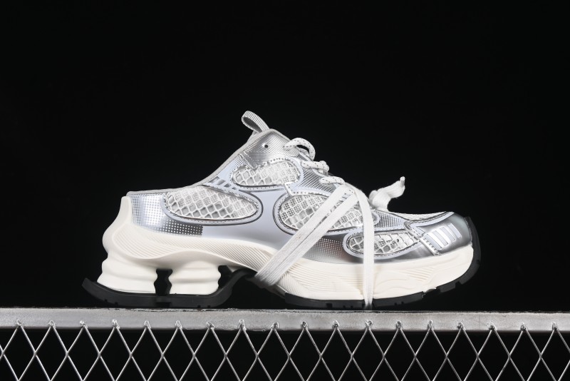 GG-CC Star-Design Lace-Up Hollow-Out Platform Sneakers with 5cm Height Boost - G25U9789