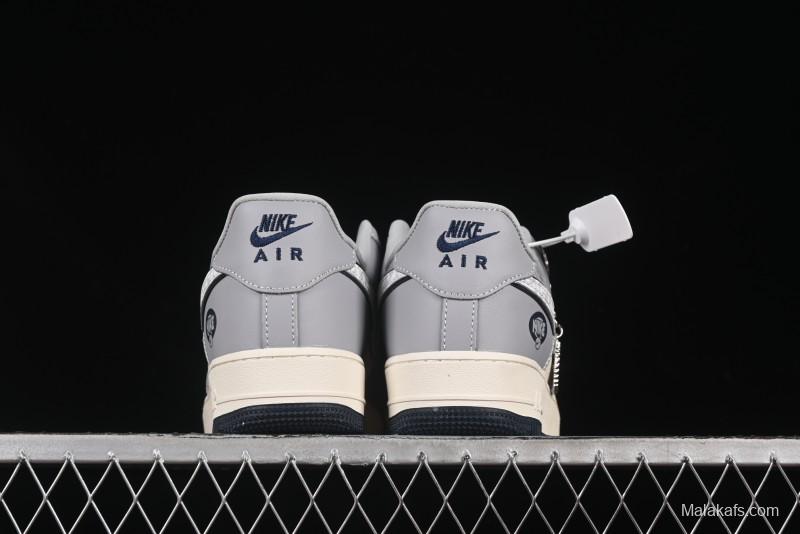 Nike Air Force 1 '07 Low Kaws Collaboration Beige Grey Casual Sneakers - KK1988-077