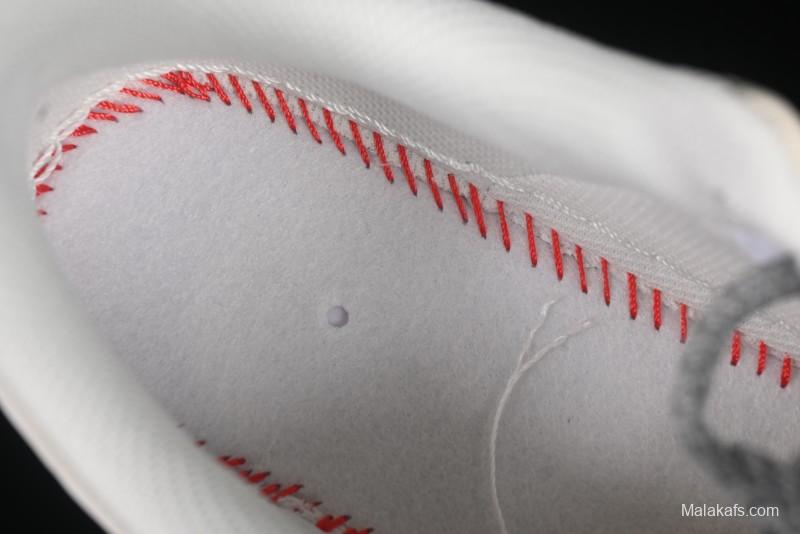 Nike Air Force 1 '07 Low Stussy Collaboration Beige Mini Swoosh Casual Sneakers - HH7518-064