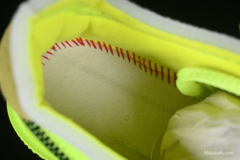 Nike Off White x Air Force 1 Low OW Collaboration Transparent Yellow Sneakers - AO4606-700