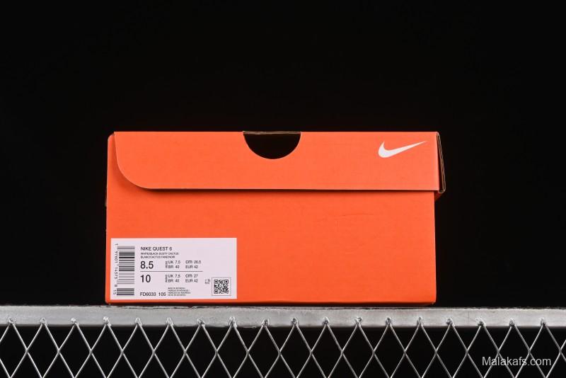 Nike Quest 6 Cushioned Lightweight Running Shoes - FD6033-105