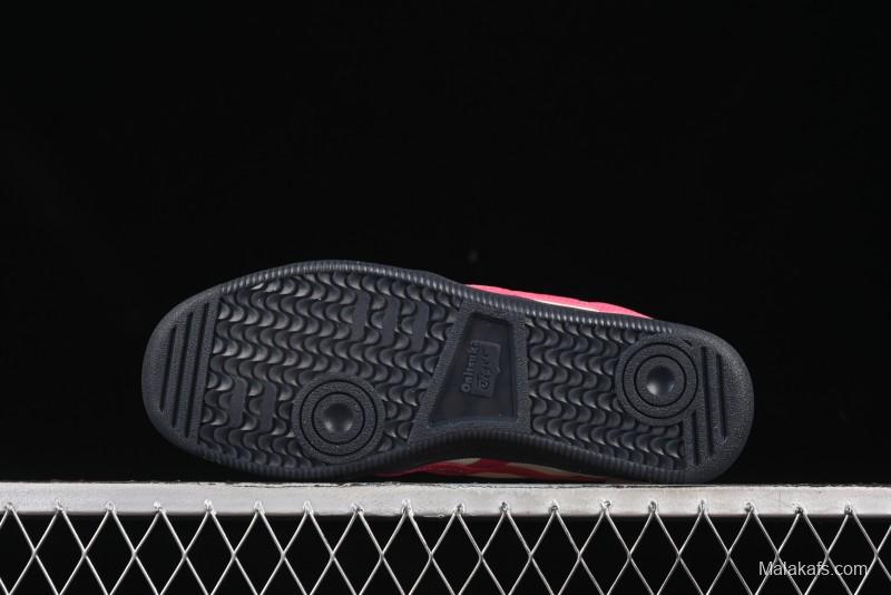 Onitsuka Tiger Tokuten Low-Top Casual Sneakers with T-TOE Reinforcement and Retro Indoor Sole - 1183B938-100