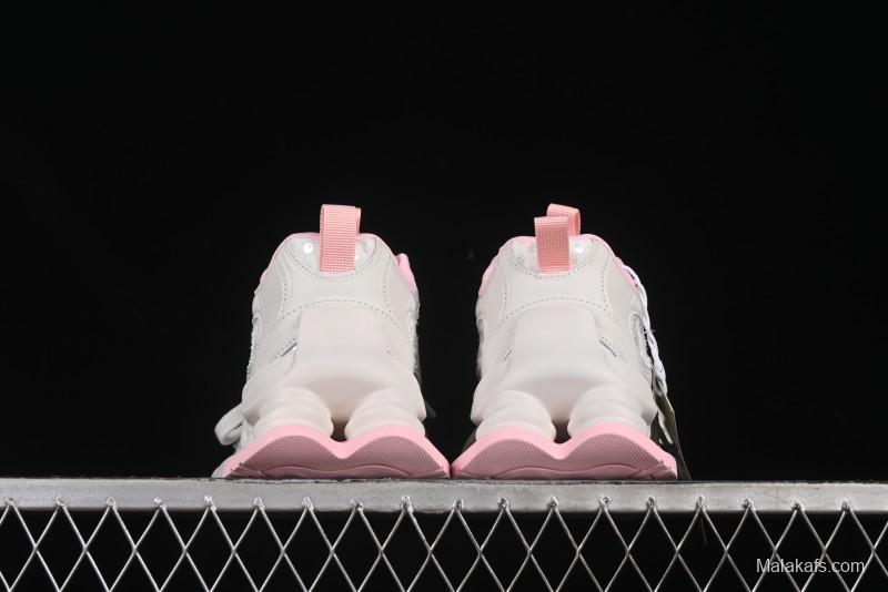 GG-CC Star Same Style Lace-Up Hollow-Out Chunky Sneakers with 5cm Hidden Heel - G25U9988