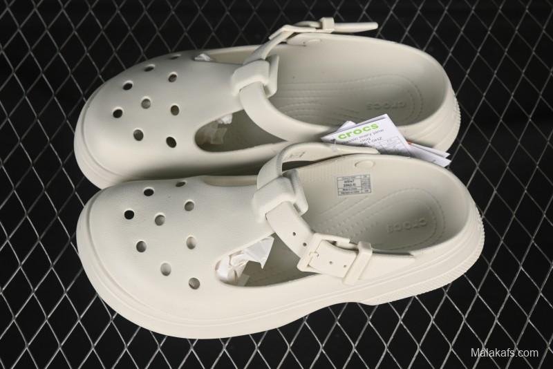 Crocs Mary Jane Classic Simple Casual Beach Clog Sandals - B.D4