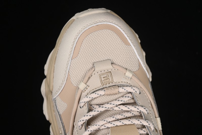 Fila Heritage Fluid Cat Paw 5.0 Retro Dad Shoes with Lace-Up Design - F12M412105FOS