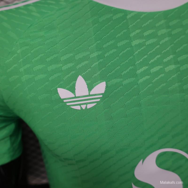 Player Version 25/26 Manchester United Green Goalkeeper Jersey