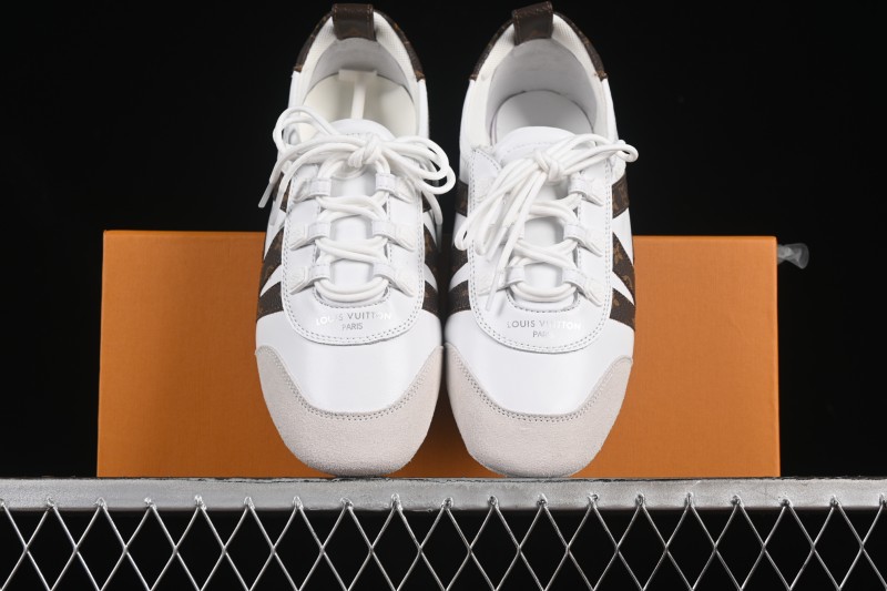 Louis Vuitton Sneakerina Round-Toe Lace-Up Ballet Style Flat Training Shoes - N.F6