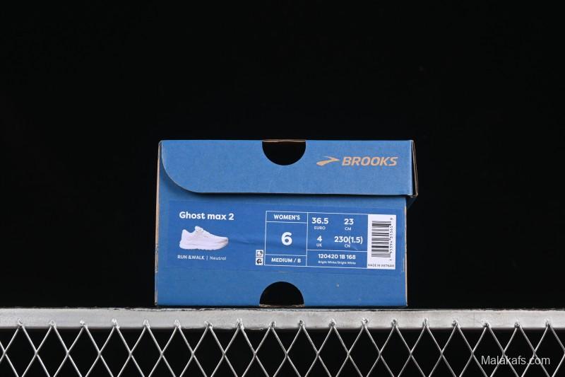 Brooks Ghost Max 2 Cushioned Racing Marathon Running Shoes - 1204201B168