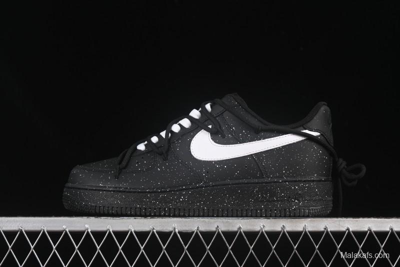 Nike Air Force 1'07 Low White Starry Splatter Casual Sneakers - ZH0316-090