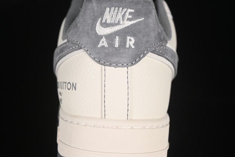 Nike Air Force 1 '07 Low LV Collaboration Light Gray Small Double Hook Casual Sneakers - YX5066-350