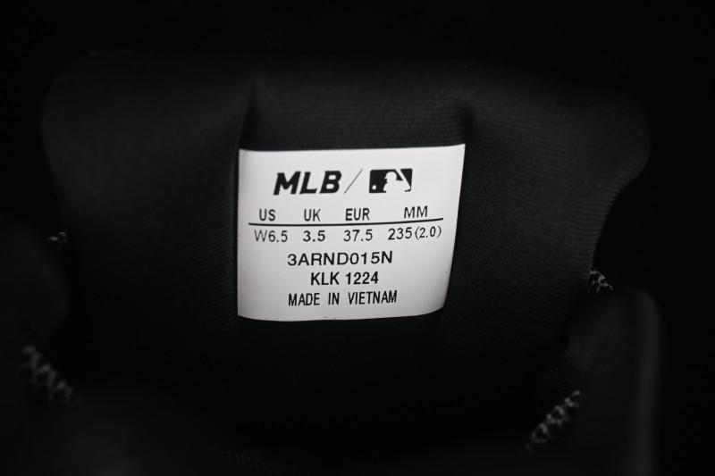 New York Yankees MLB Dome Runner Thick Sole Hollow Out Height Increasing Casual Running Shoes - 3ARND015N50BKS