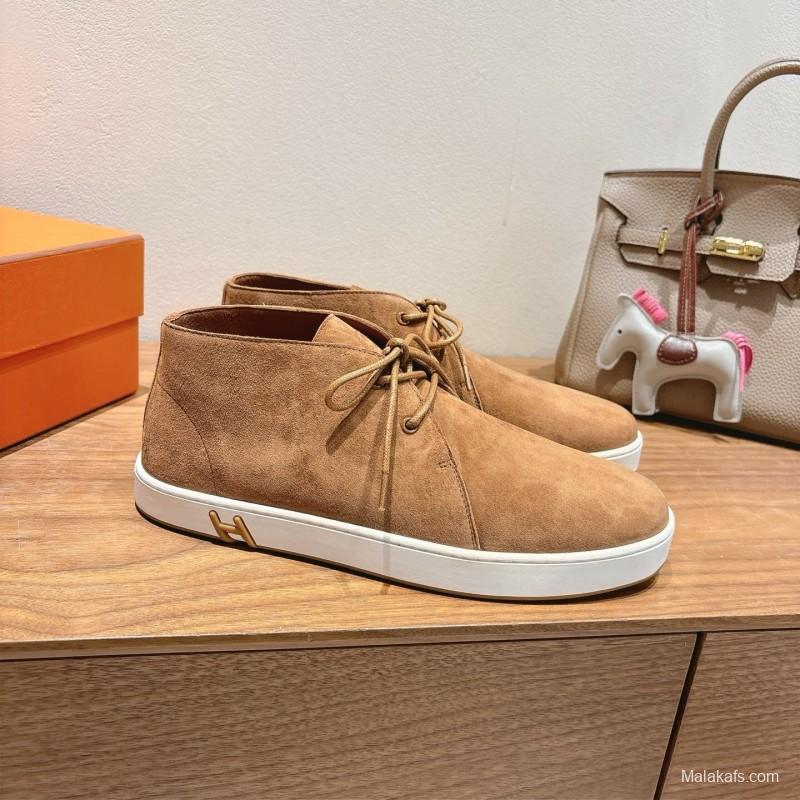 2025 Unisex H Brown Suede Classic Boots AS00380