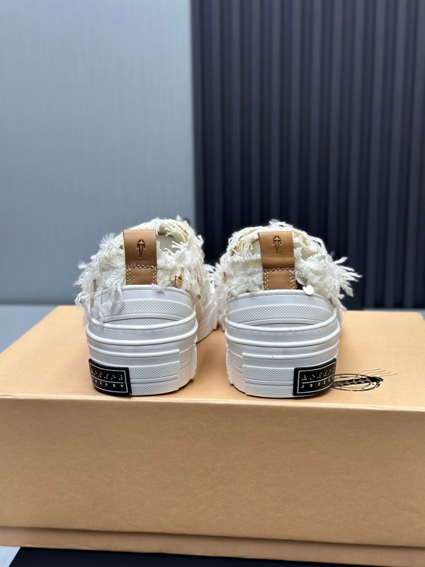 2025 Unisex XVESSEL White Canvas Plimsolls Vulcanized AS00260