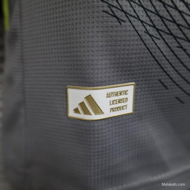 Player Version 25/26 Manchester United Grey with Gradient Wave Pattern Jersey