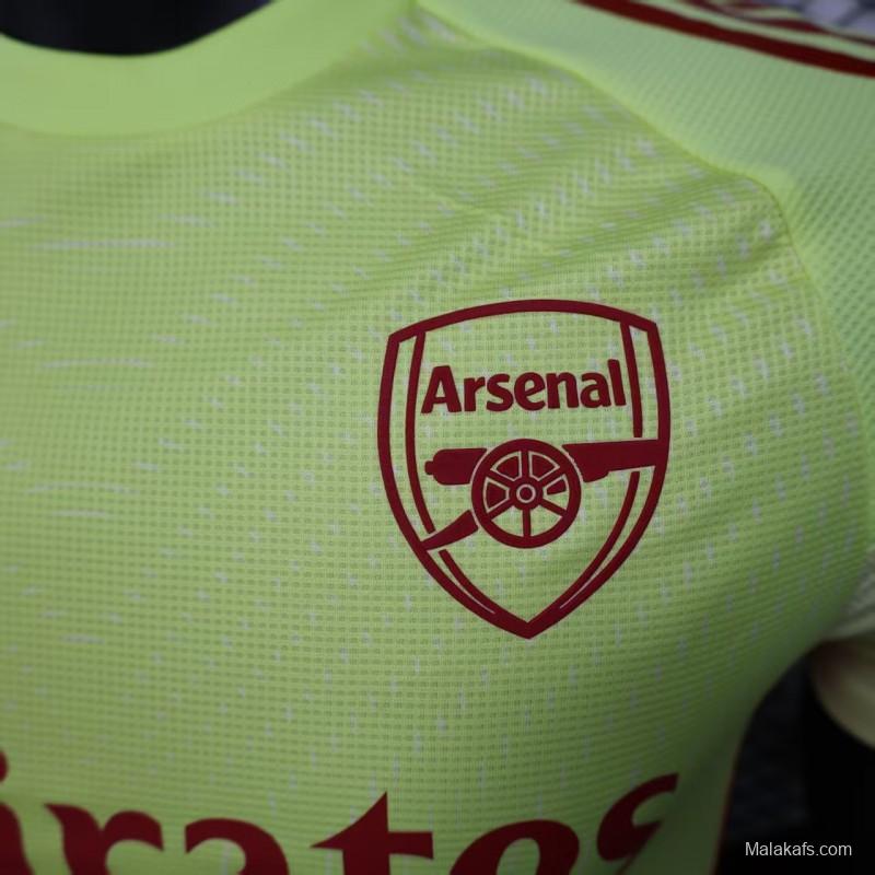 Player Version 25/26 Arsenal Home Yellow Goalkeeper Jersey