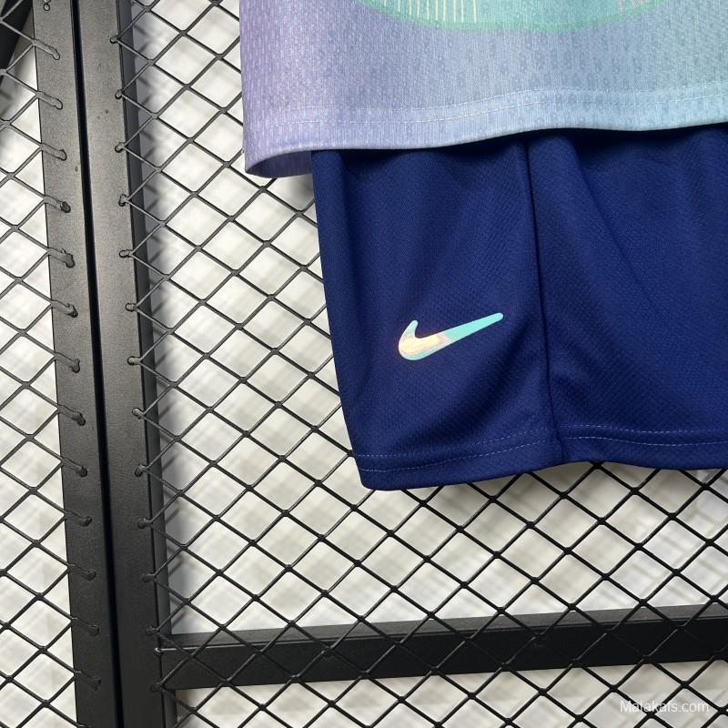 25/26 Kids Barcelona Blue Gradient with Spotify Jersey